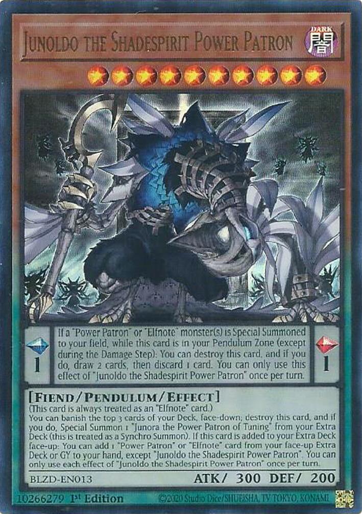 Junoldo the Shadespirit Power Patron [BLZD-EN013] Ultra Rare | Exor Games Truro