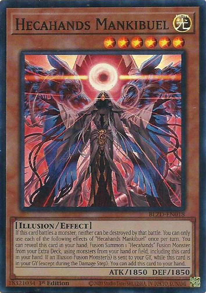 Hecahands Mankibuel [BLZD-EN018] Super Rare | Exor Games Truro