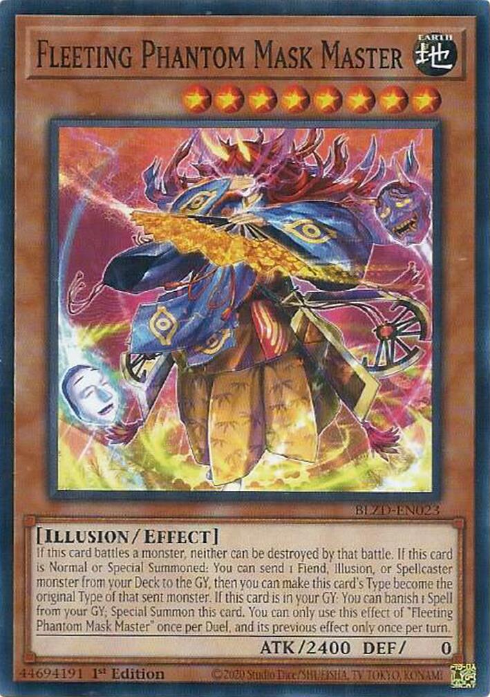 Fleeting Phantom Mask Master [BLZD-EN023] Common | Exor Games Truro