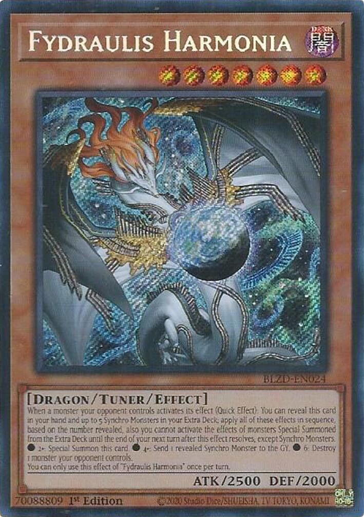 Fydraulis Harmonia [BLZD-EN024] Secret Rare | Exor Games Truro