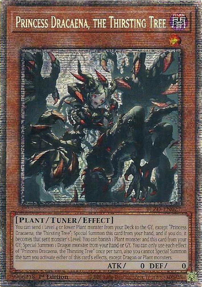 Princess Dracaena, the Thirsting Tree (Starlight Rare) [BLZD-EN027] Starlight Rare | Exor Games Truro