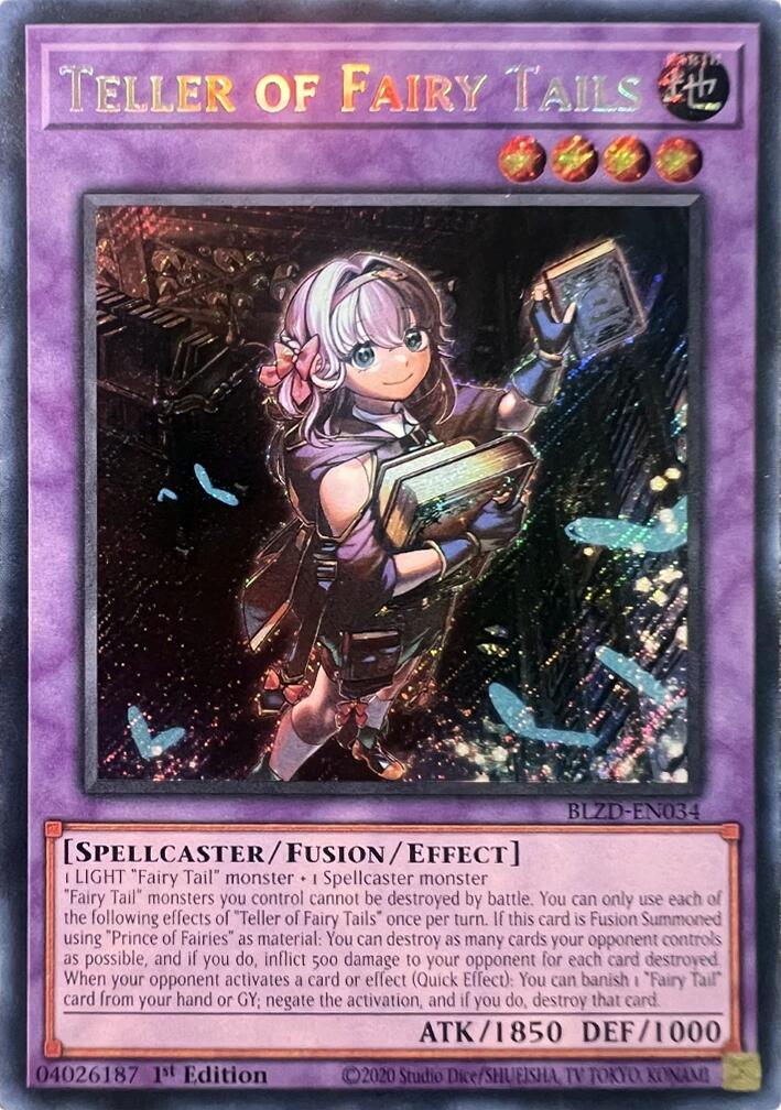 Teller of Fairy Tails [BLZD-EN034] Secret Rare | Exor Games Truro