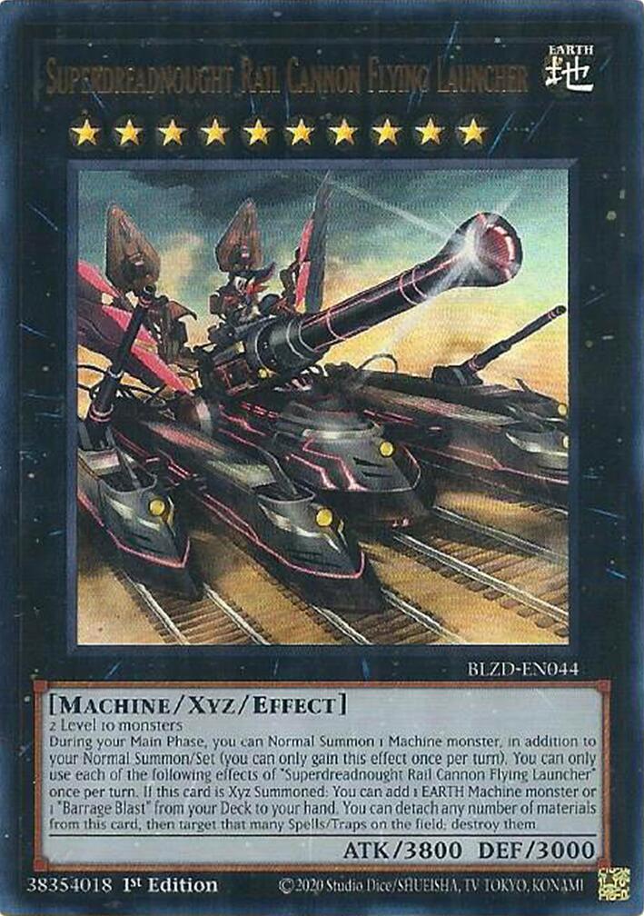 Superdreadnought Rail Cannon Flying Launcher [BLZD-EN044] Ultra Rare | Exor Games Truro