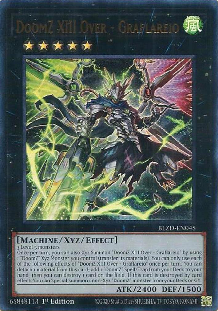 DoomZ XIII Over - Graflareio [BLZD-EN045] Ultra Rare | Exor Games Truro