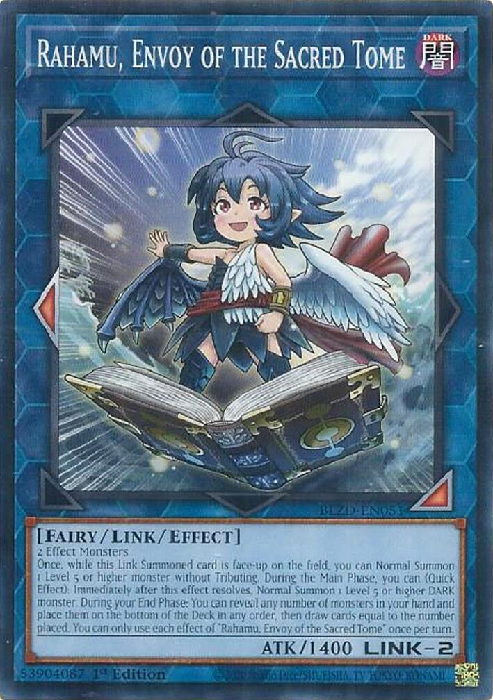 Rahamu, Envoy of the Sacred Tome [BLZD-EN051] Common | Exor Games Truro