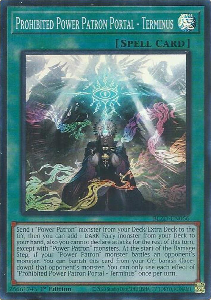 Prohibited Power Patron Portal - Terminus [BLZD-EN056] Super Rare | Exor Games Truro