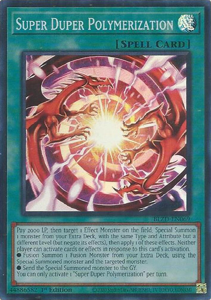 Super Duper Polymerization [BLZD-EN069] Super Rare | Exor Games Truro