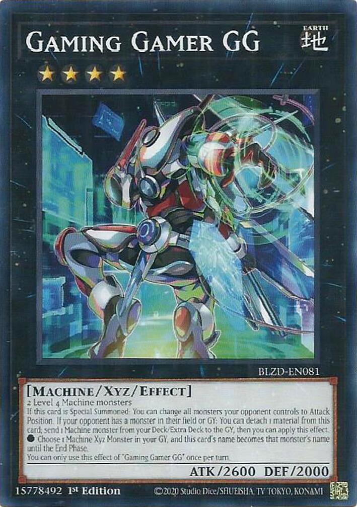 Gaming Gamer GG [BLZD-EN081] Common | Exor Games Truro
