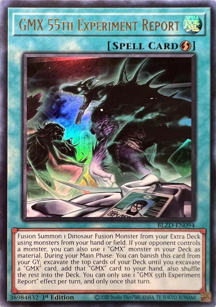 GMX 55th Experiment Report [BLZD-EN094] Ultra Rare | Exor Games Truro