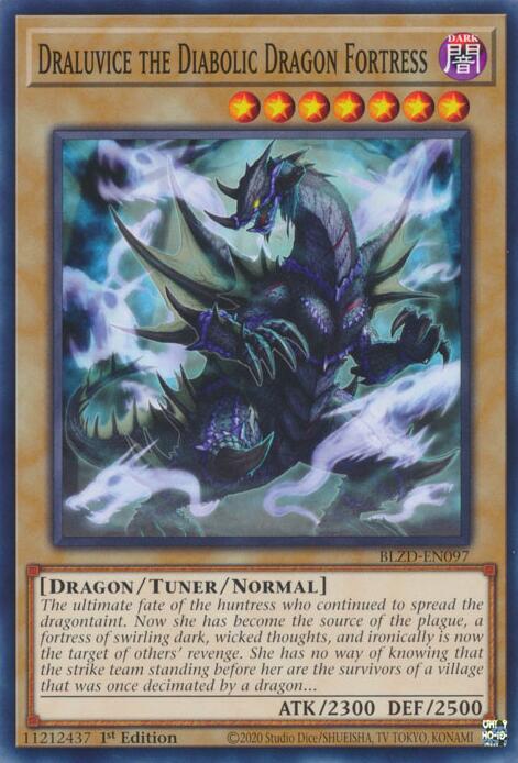 Draluvice the Diabolic Dragon Fortress [BLZD-EN097] Common | Exor Games Truro