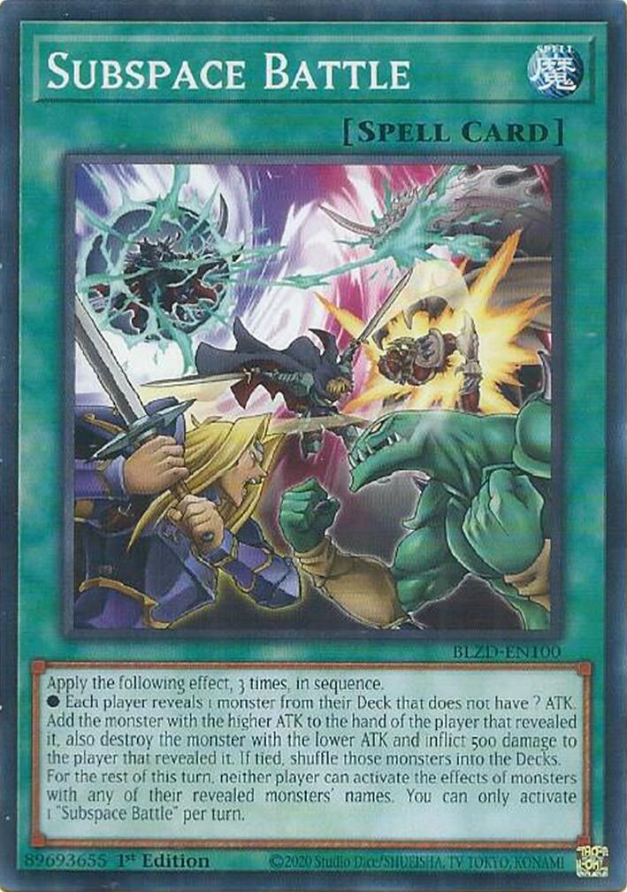 Subspace Battle [BLZD-EN100] Common | Exor Games Truro