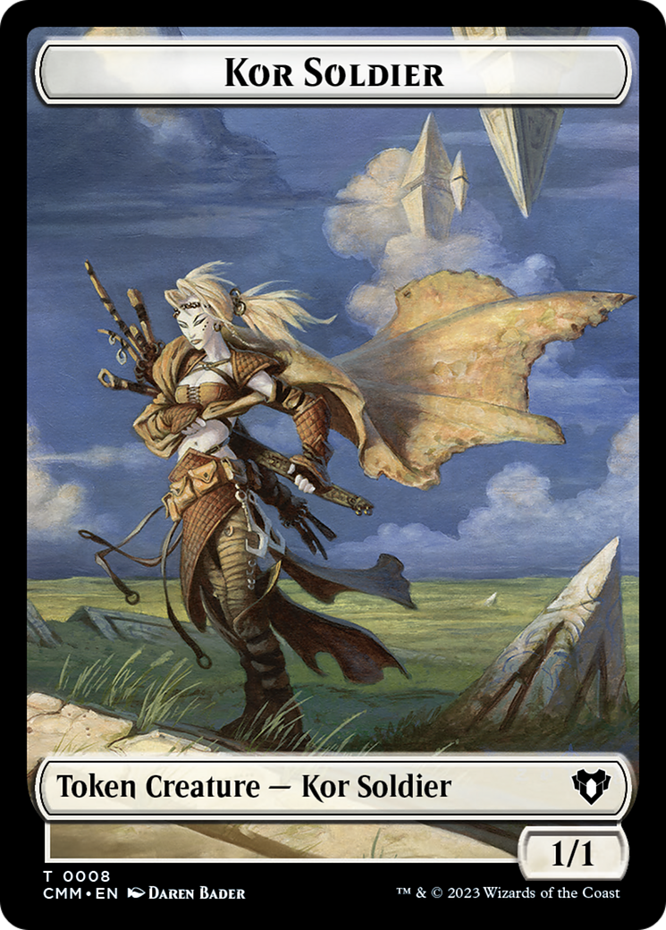 Kor Soldier Token [Commander Masters Tokens] | Exor Games Truro