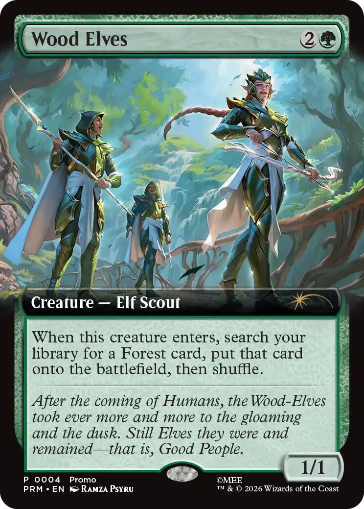 Wood Elves (Extended Art) [Media Promos] | Exor Games Truro