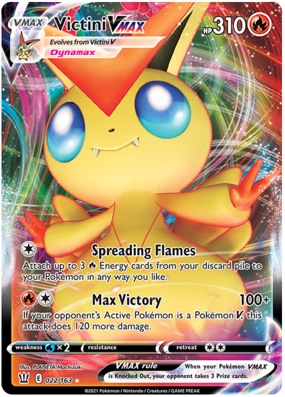 Victini VMAX (022/163) [Sword & Shield: Battle Styles] | Exor Games Truro