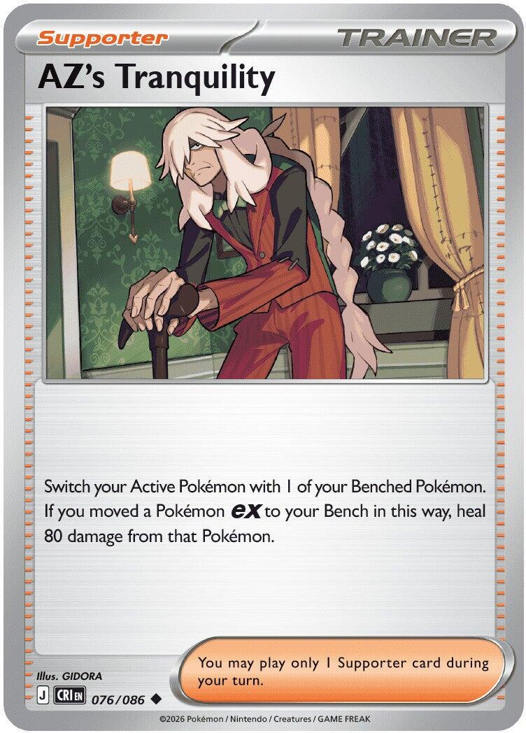AZ's Tranquility (076/086) [Mega Evolution: Chaos Rising] | Exor Games Truro
