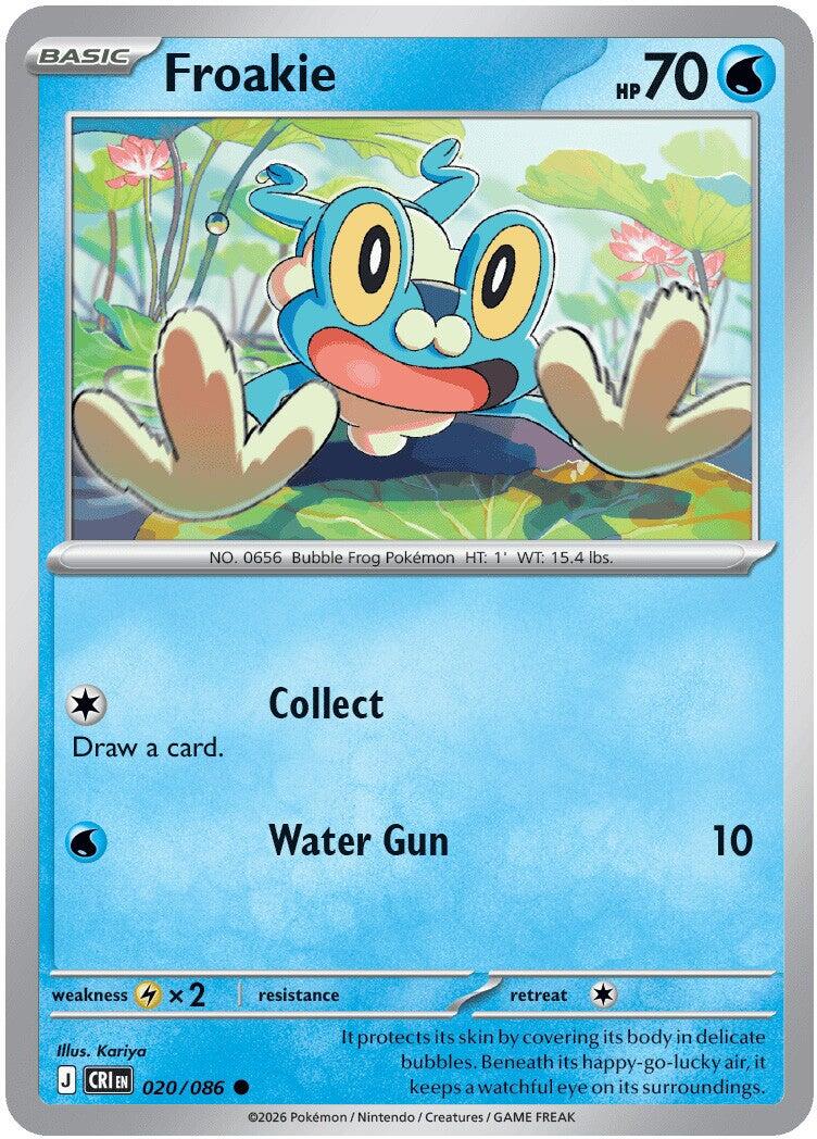 Froakie (020/086) [Mega Evolution: Chaos Rising] | Exor Games Truro