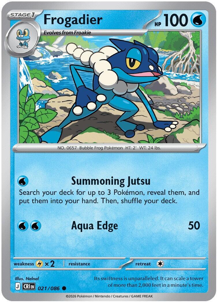 Frogadier (021/086) [Mega Evolution: Chaos Rising] | Exor Games Truro