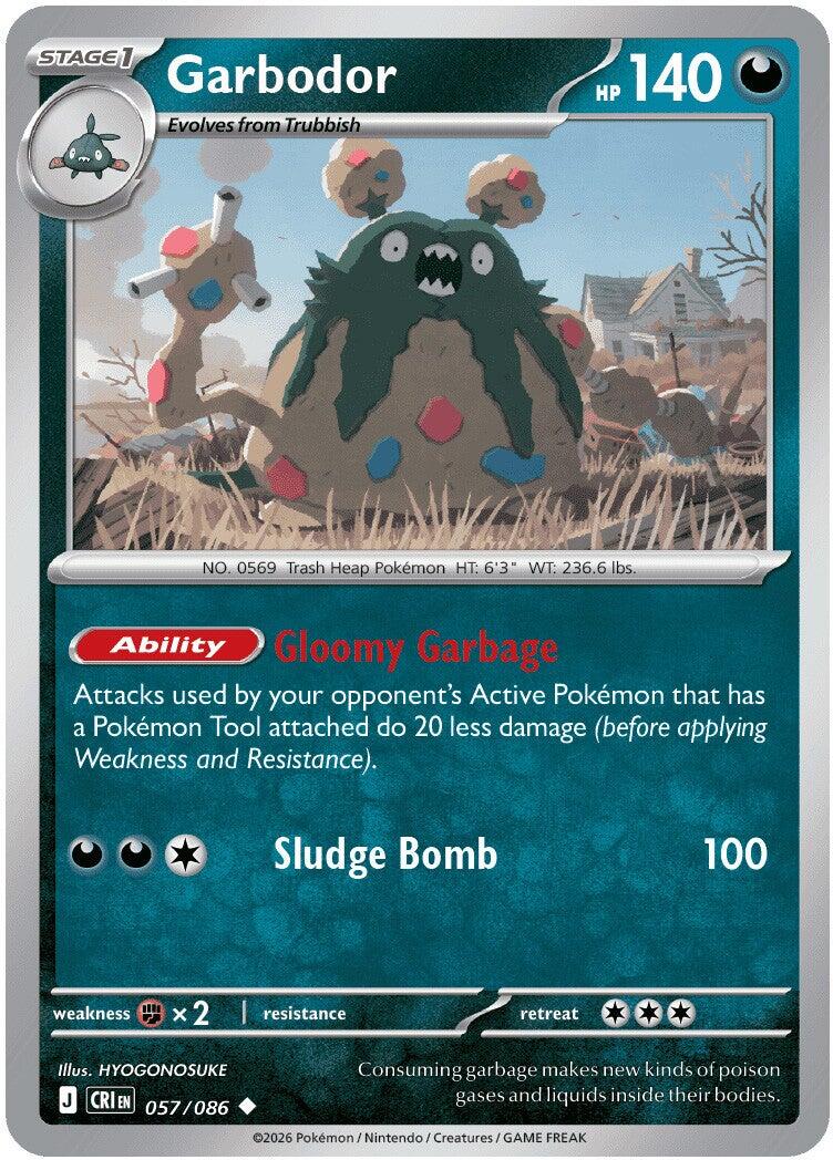 Garbodor (057/086) [Mega Evolution: Chaos Rising] | Exor Games Truro