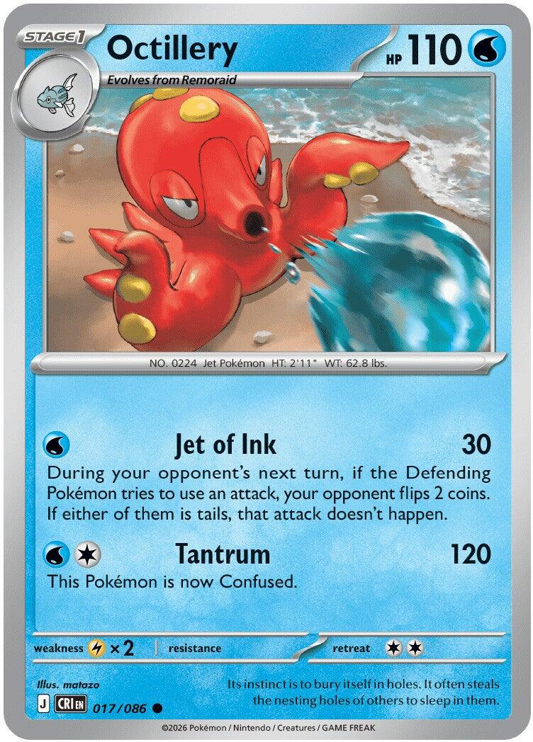 Octillery (017/086) [Mega Evolution: Chaos Rising] | Exor Games Truro