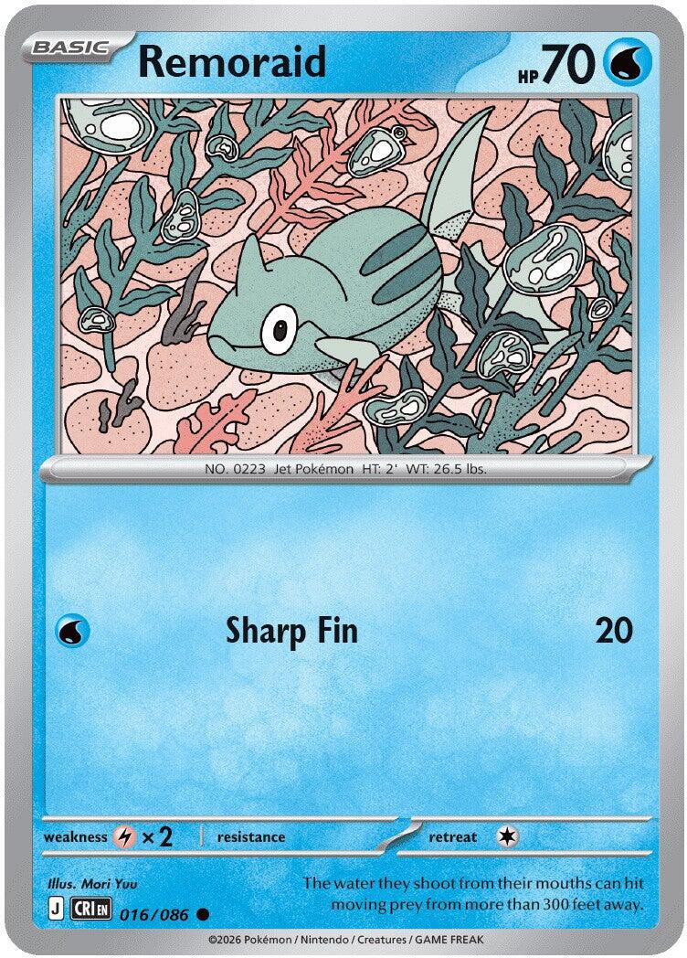 Remoraid (016/086) [Mega Evolution: Chaos Rising] | Exor Games Truro