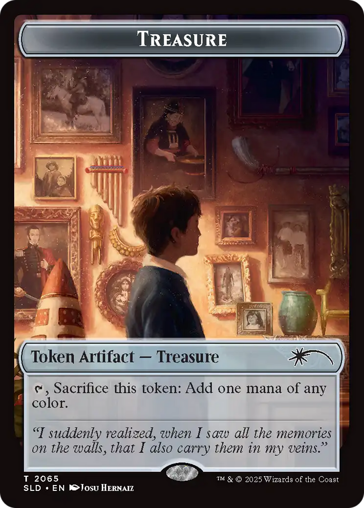 Treasure Token (2065) (Rainbow Foil) [Secret Lair Drop Series] | Exor Games Truro