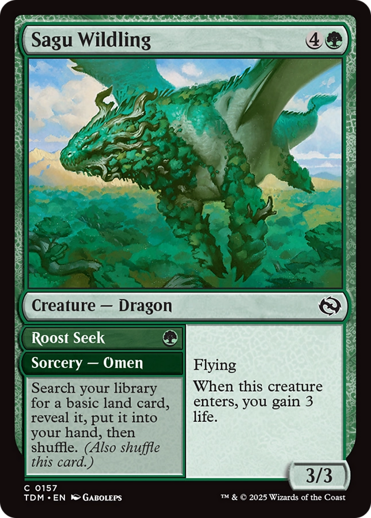 Sagu Wildling [Tarkir: Dragonstorm] | Exor Games Truro