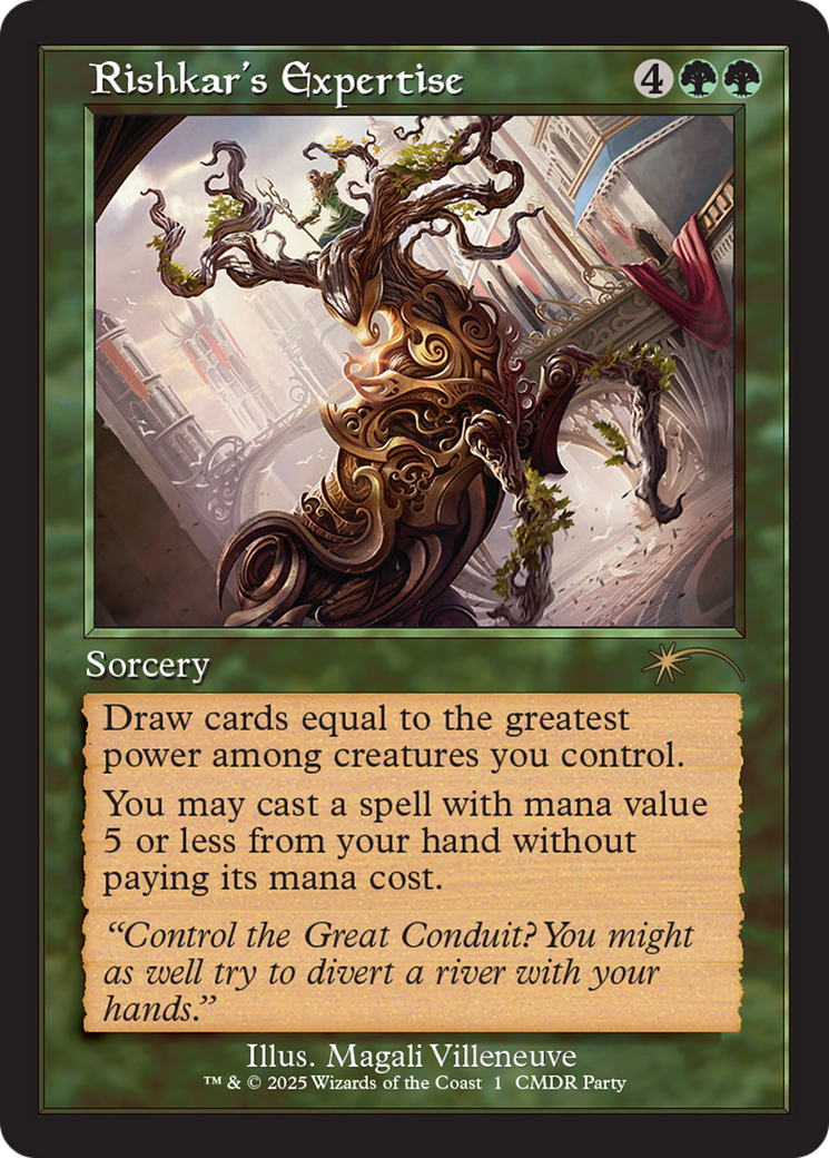 Rishkar's Expertise (Retro Frame) [Wizards Play Network 2025] | Exor Games Truro