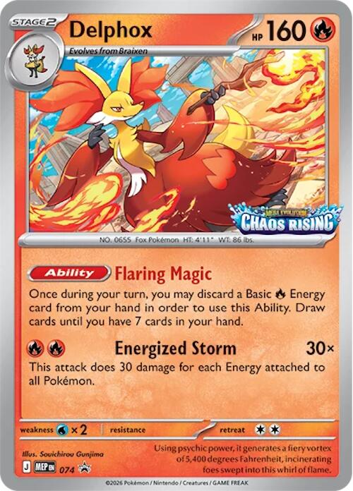 Delphox (074) [Mega Evolution Promo] | Exor Games Truro