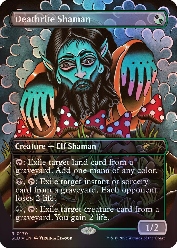 Deathrite Shaman (Rainbow Foil) [Secret Lair Drop Series] | Exor Games Truro