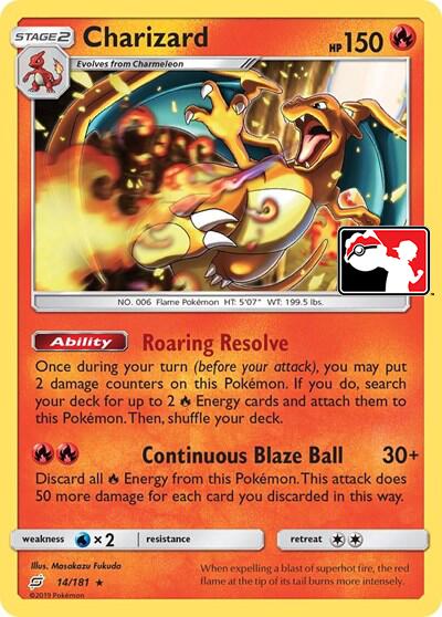 Charizard (14/181) (Library Exclusive) [Sun & Moon: Team Up] | Exor Games Truro