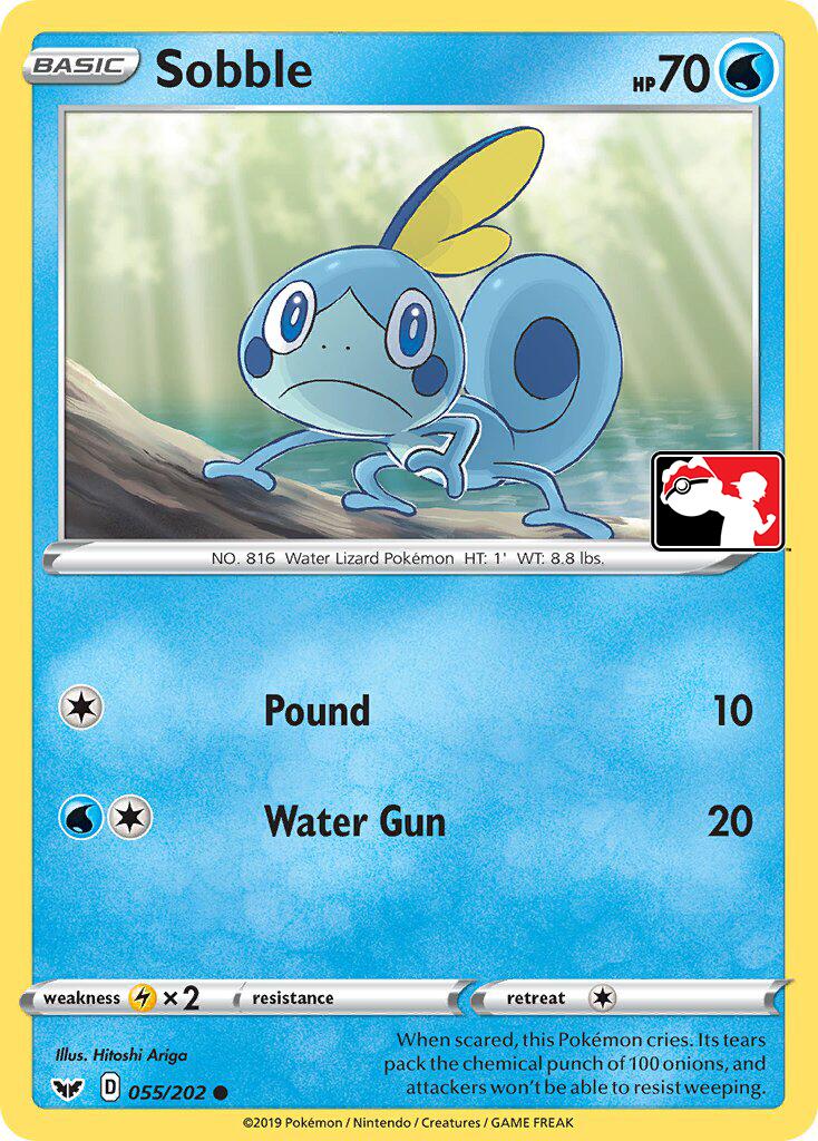Sobble (055/202) (Library Exclusive) [Sword & Shield: Base Set] | Exor Games Truro