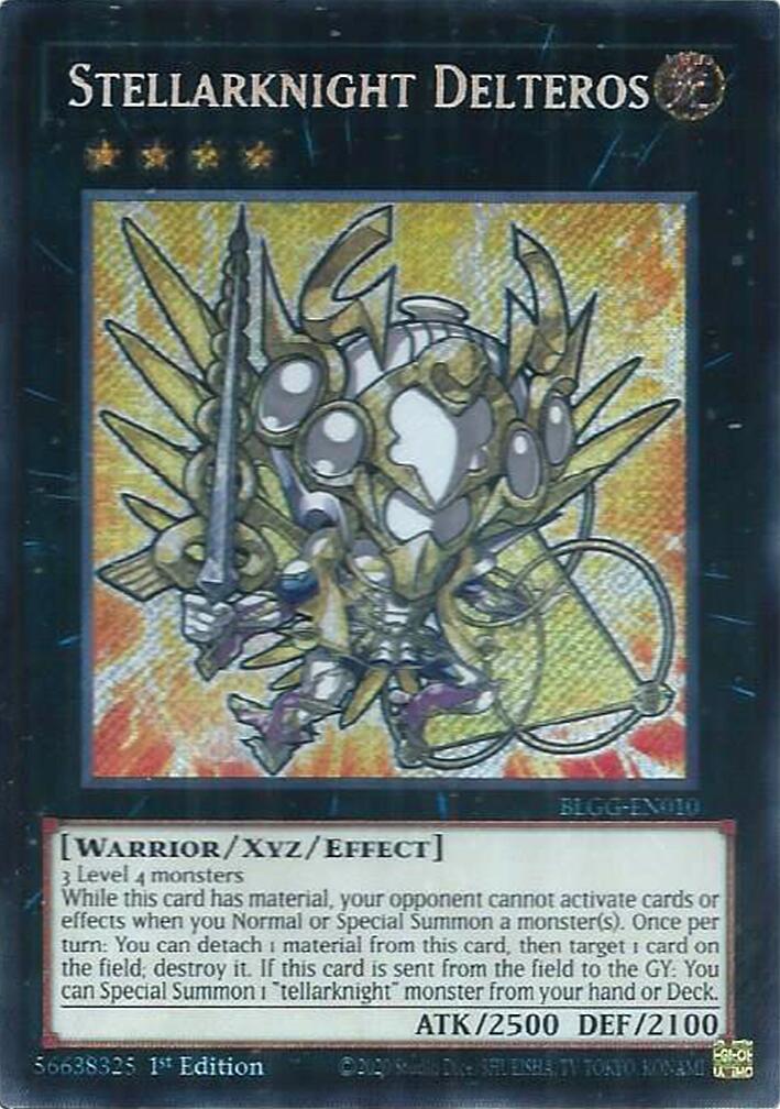 Stellarknight Delteros [BLGG-EN010] Secret Rare | Exor Games Truro
