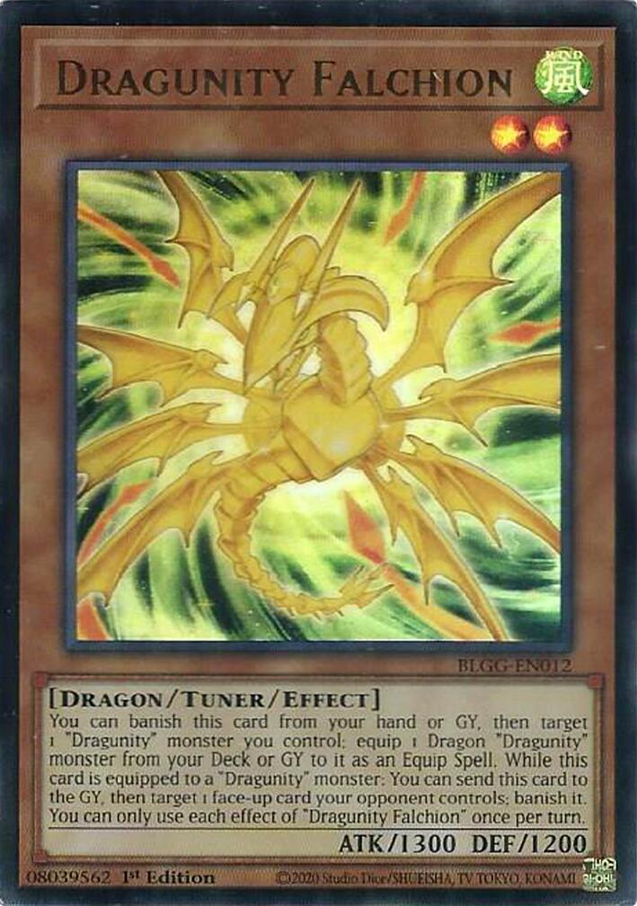 Dragunity Falchion [BLGG-EN012] Ultra Rare | Exor Games Truro