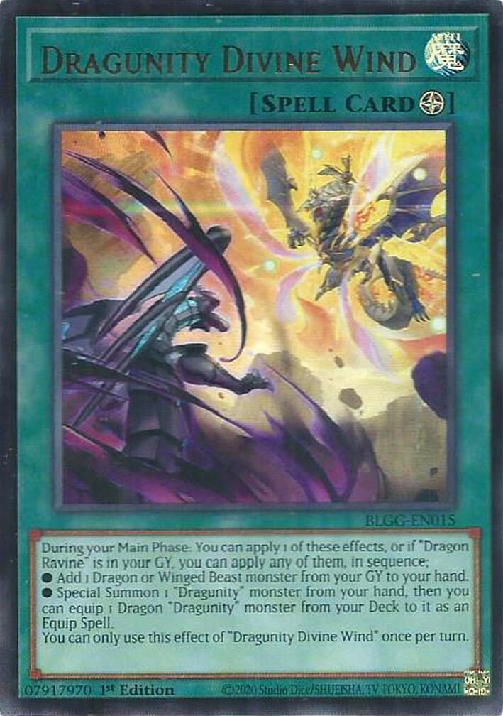 Dragunity Divine Wind [BLGG-EN015] Ultra Rare | Exor Games Truro