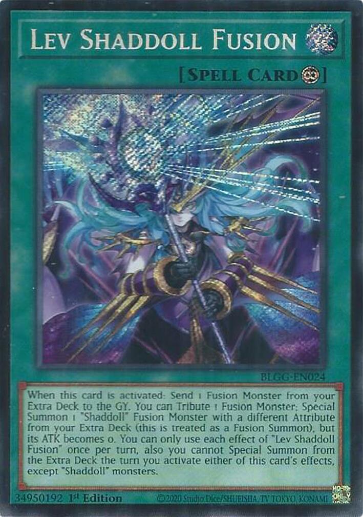Lev Shaddoll Fusion [BLGG-EN024] Secret Rare | Exor Games Truro