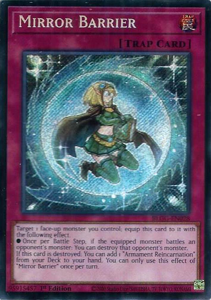 Mirror Barrier [BLGG-EN028] Secret Rare | Exor Games Truro