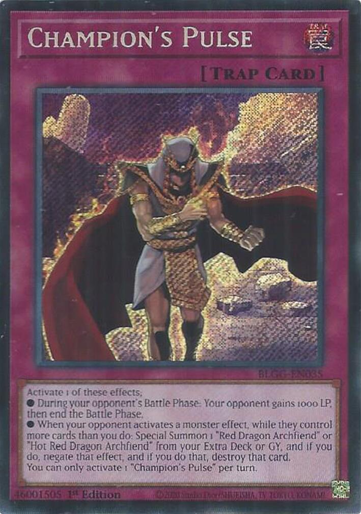 Champion's Pulse [BLGG-EN035] Secret Rare | Exor Games Truro