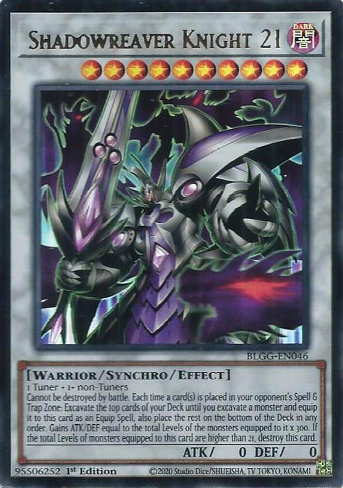Shadowreaver Knight 21 [BLGG-EN046] Ultra Rare | Exor Games Truro