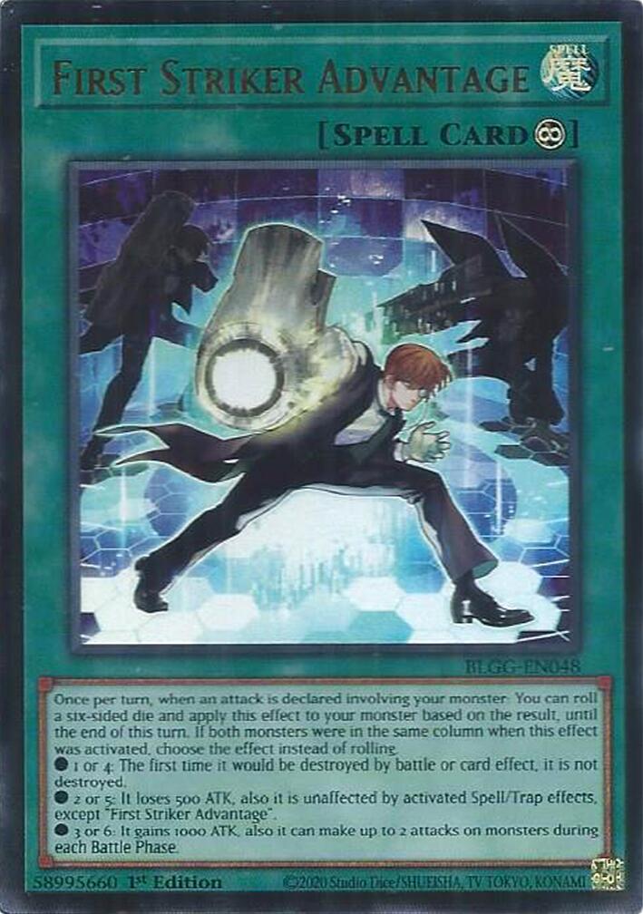 First Striker Advantage [BLGG-EN048] Ultra Rare | Exor Games Truro