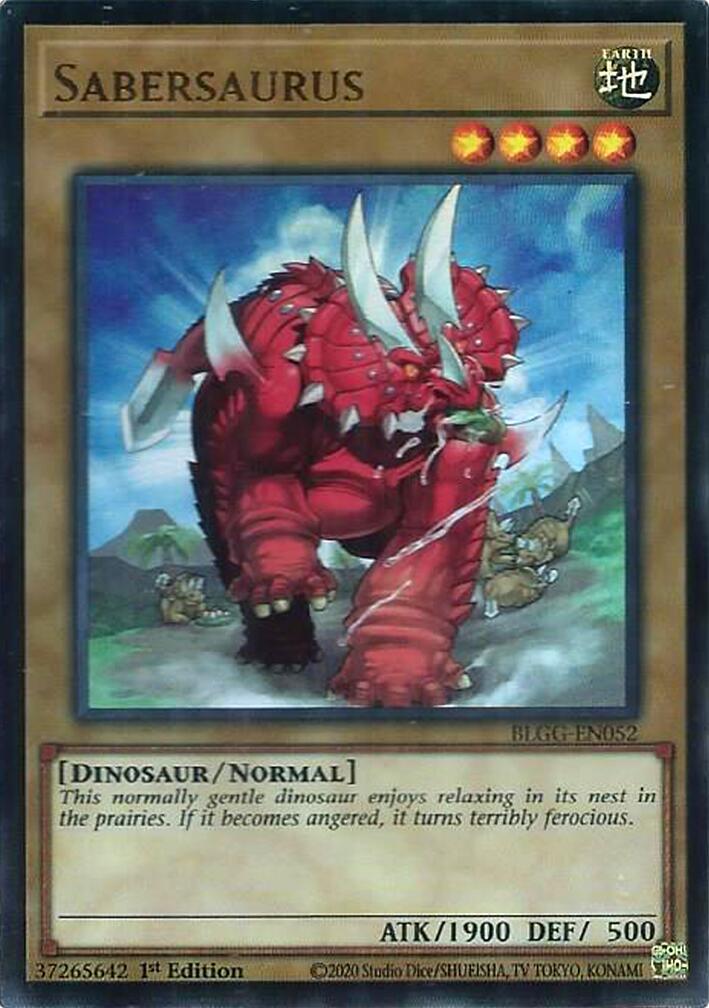 Sabersaurus [BLGG-EN052] Ultra Rare | Exor Games Truro