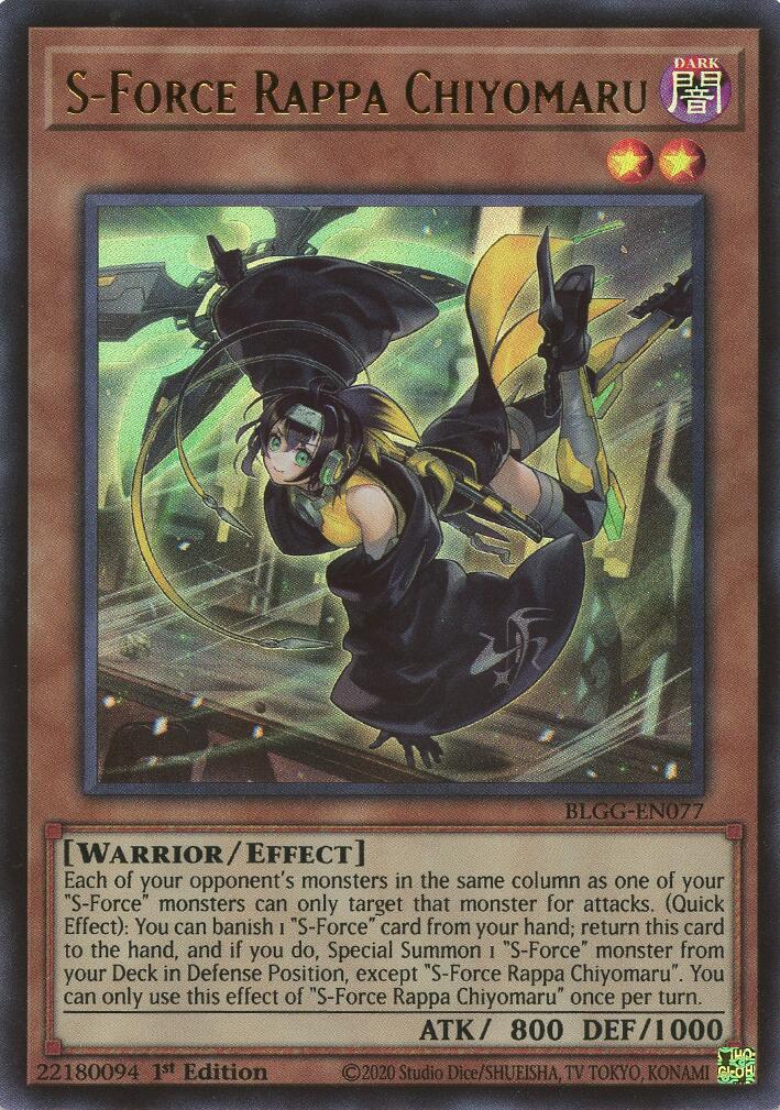 S-Force Rappa Chiyomaru [BLGG-EN077] Ultra Rare | Exor Games Truro