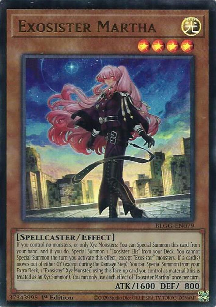 Exosister Martha [BLGG-EN079] Ultra Rare | Exor Games Truro