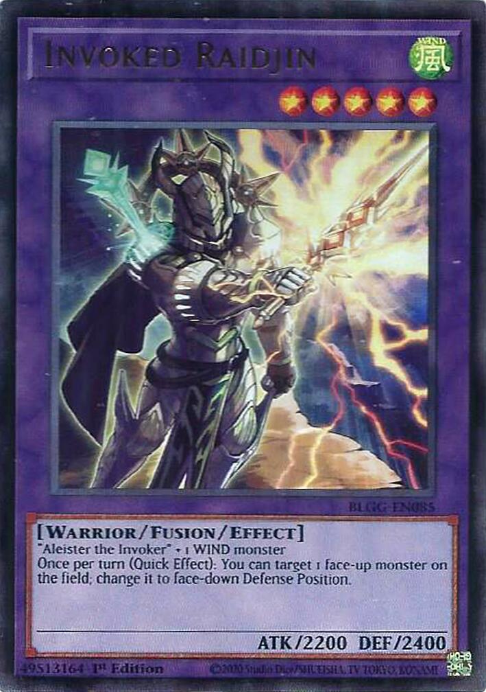 Invoked Raidjin [BLGG-EN085] Ultra Rare | Exor Games Truro