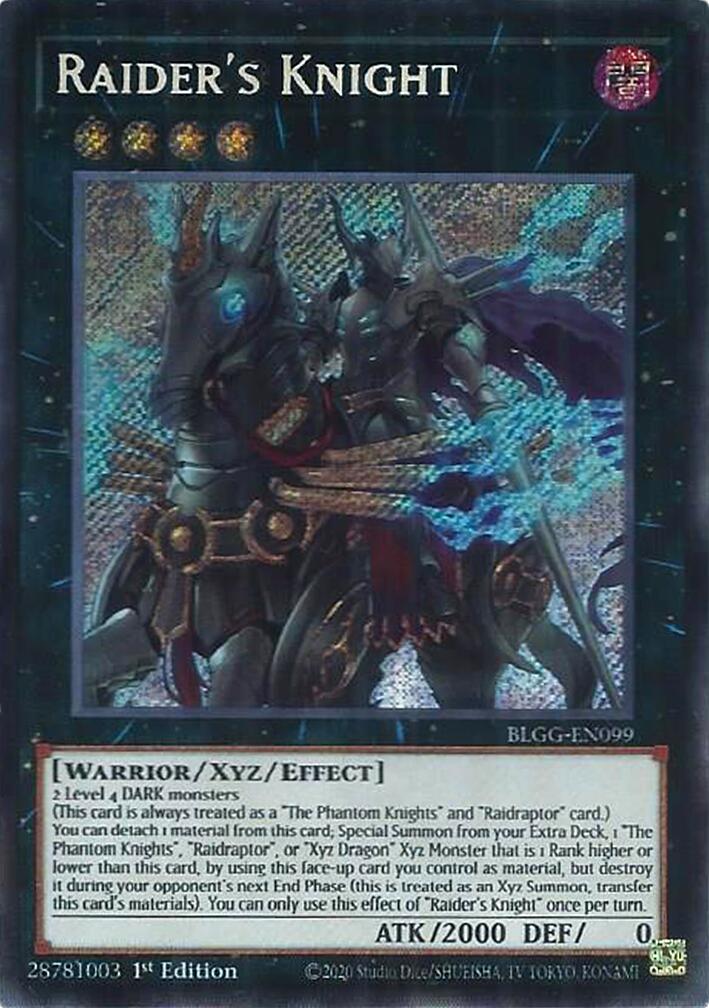 Raider's Knight [BLGG-EN099] Secret Rare | Exor Games Truro