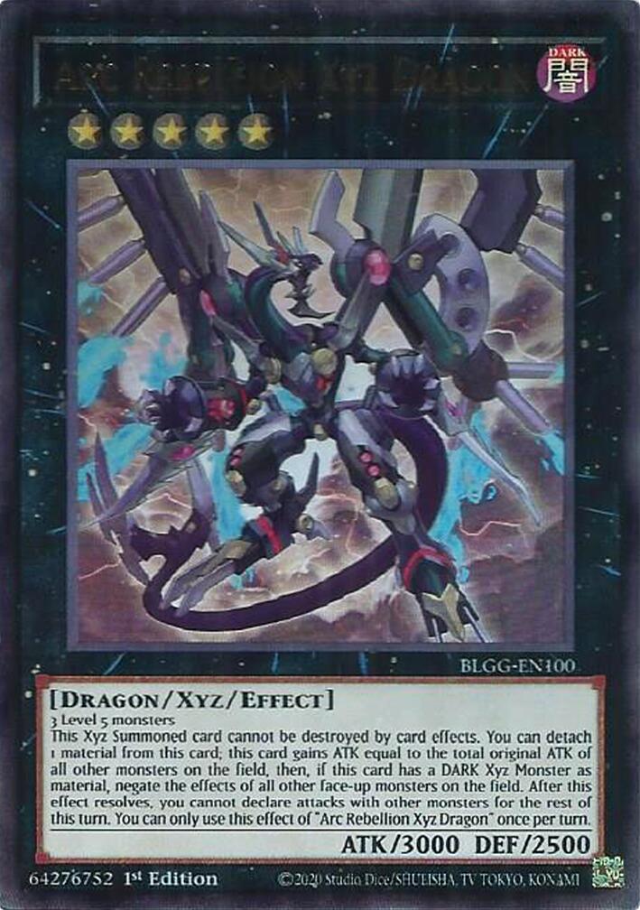 Arc Rebellion Xyz Dragon [BLGG-EN100] Ultra Rare | Exor Games Truro