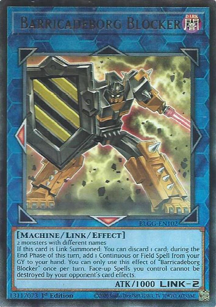 Barricadeborg Blocker [BLGG-EN102] Ultra Rare | Exor Games Truro