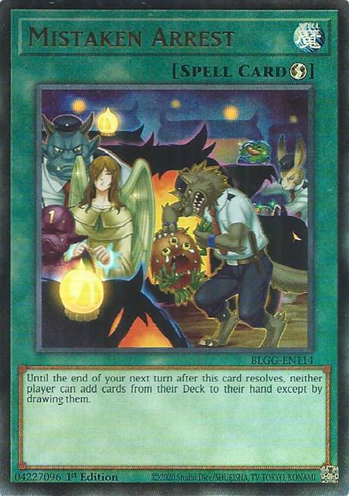 Mistaken Arrest [BLGG-EN114] Ultra Rare | Exor Games Truro