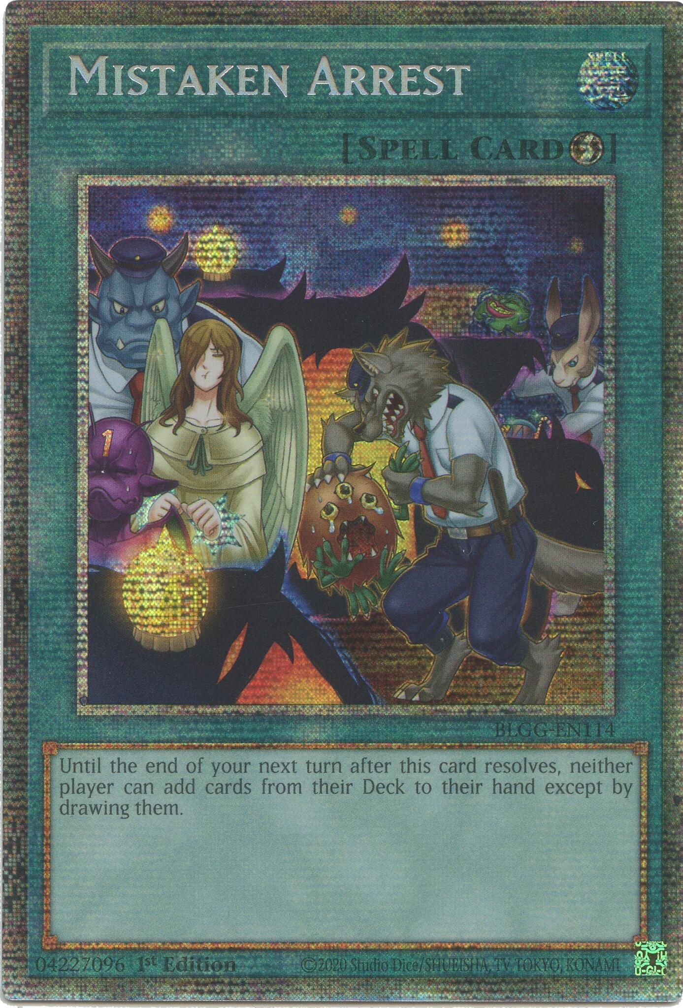 Mistaken Arrest (Starlight Rare) [BLGG-EN114] Starlight Rare | Exor Games Truro