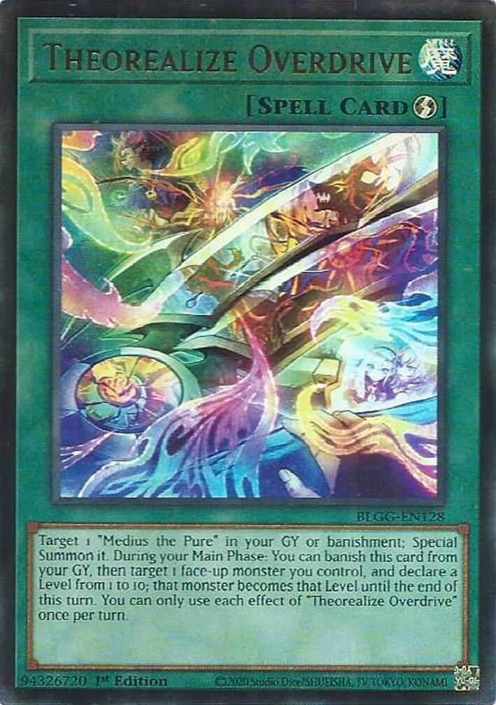 Theorealize Overdrive [BLGG-EN128] Ultra Rare | Exor Games Truro