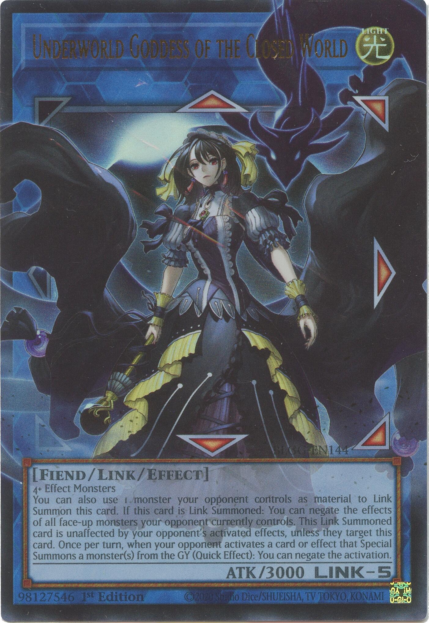 Underworld Goddess of the Closed World [BLGG-EN144] Ultra Rare | Exor Games Truro